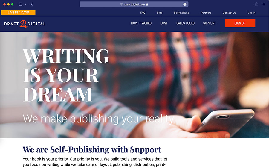 Digital publishing for self-publishers