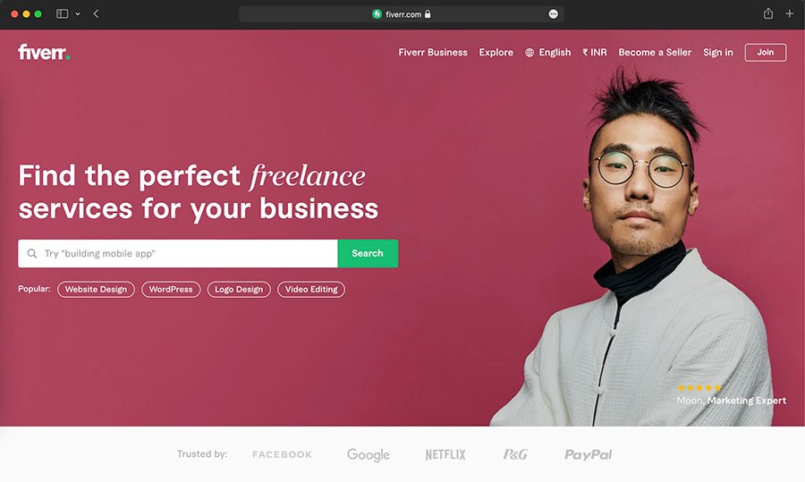 FIVERR to unlock their creativity